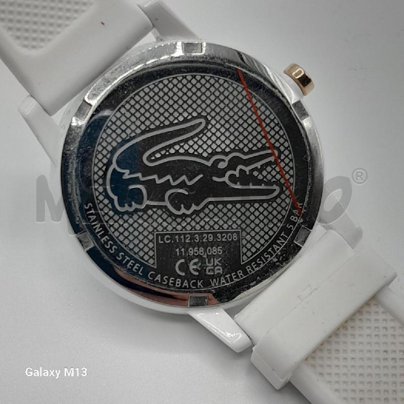 OROLOGIO LACOSTE BIANCO QUARTZ | Mercatino dell'Usato Torino san paolo 4