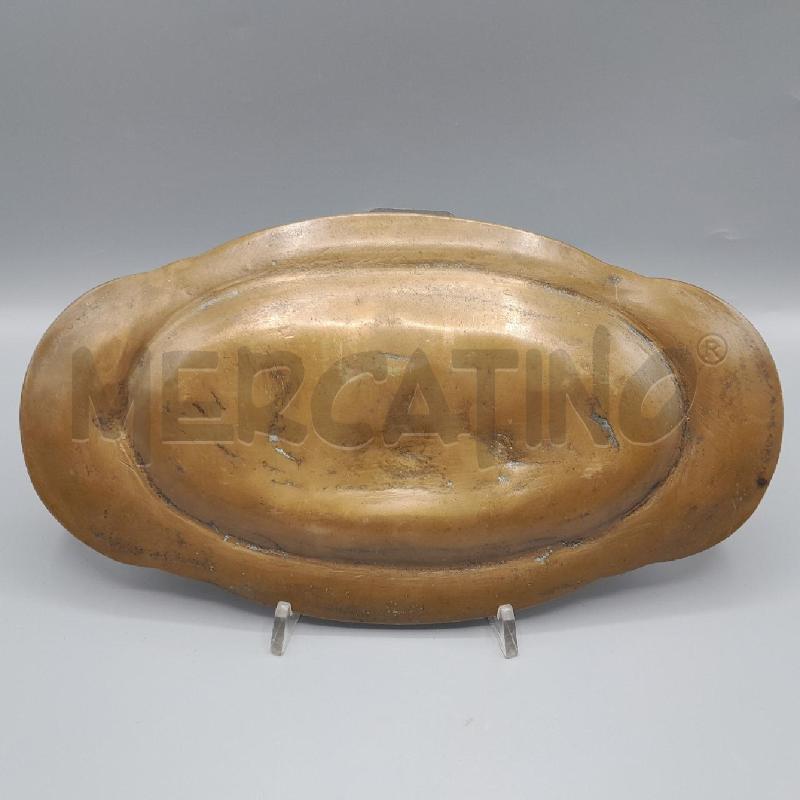 PIATTO BRONZO OVALE PARTO IN ACQUA | Mercatino dell'Usato Torino san paolo 3