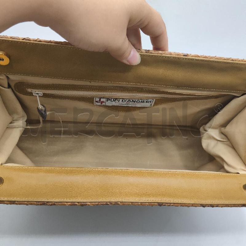 POCHETTE M PELLE PUPI D'ANGIERI  | Mercatino dell'Usato Torino san paolo 4
