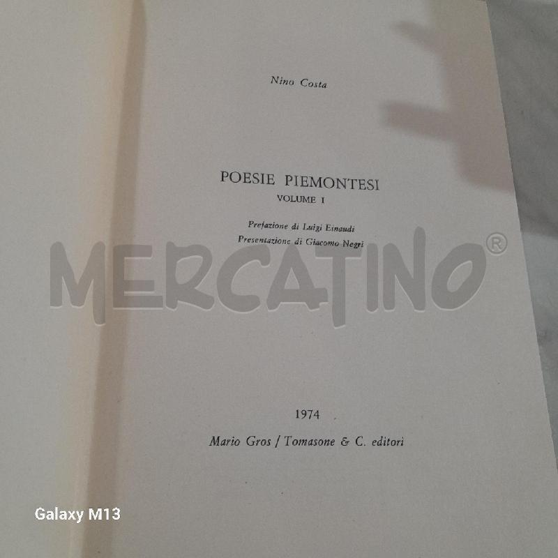 POESIE PIEMONTESI NINO COSTA COFANETTO | Mercatino dell'Usato Torino san paolo 3