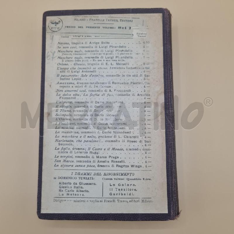 PRETE PERO DARIO NICCODEMI TREVES 1920 | Mercatino dell'Usato Torino san paolo 3