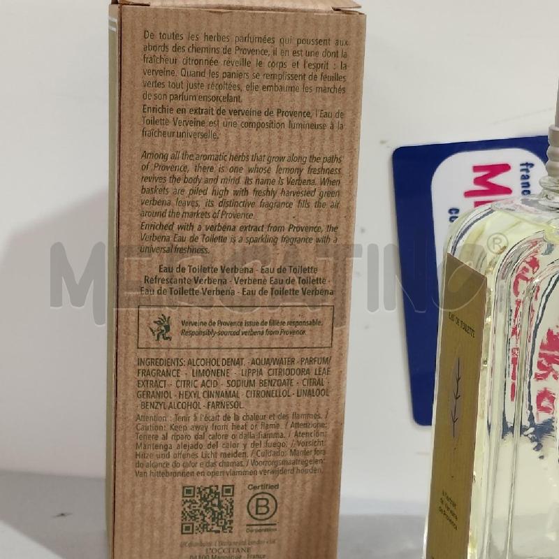 PROFUMO VERVEINE OCCITANE  | Mercatino dell'Usato Torino san paolo 4