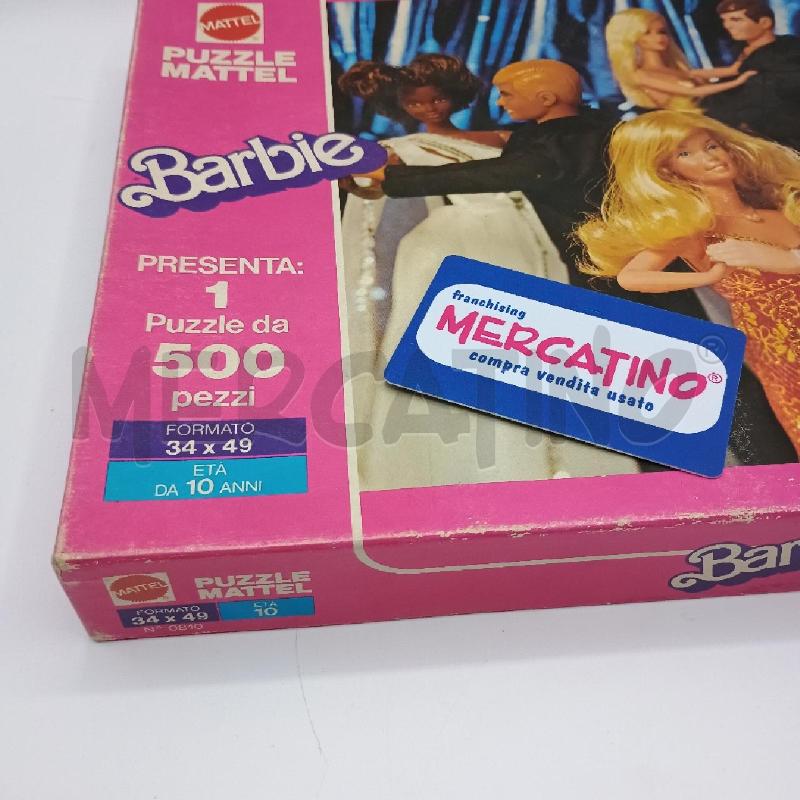 PUZZLE BARBIE MATTEL PZ 500 | Mercatino dell'Usato Torino san paolo 3