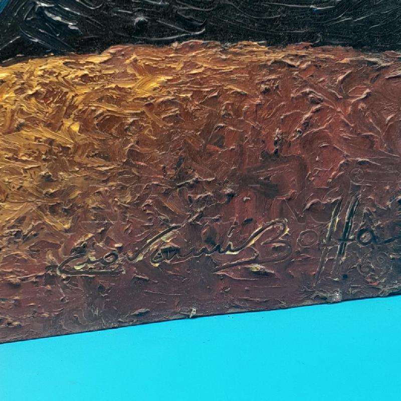QUADRO GIOVANNI BOFFA VERSO LA META 50 X 35 | Mercatino dell'Usato Torino san paolo 4