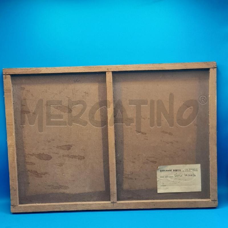 QUADRO GIOVANNI BOFFA VERSO LA META 50 X 35 | Mercatino dell'Usato Torino san paolo 5