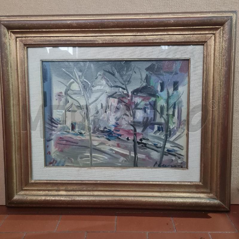 QUADRO OLIO FIRMA ANNI 50 40 X 30 | Mercatino dell'Usato Torino san paolo 1