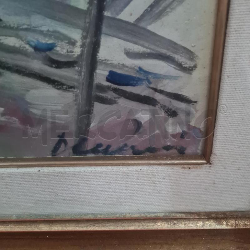 QUADRO OLIO FIRMA ANNI 50 40 X 30 | Mercatino dell'Usato Torino san paolo 2