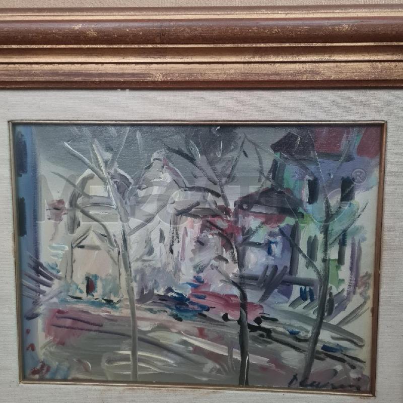 QUADRO OLIO FIRMA ANNI 50 40 X 30 | Mercatino dell'Usato Torino san paolo 3