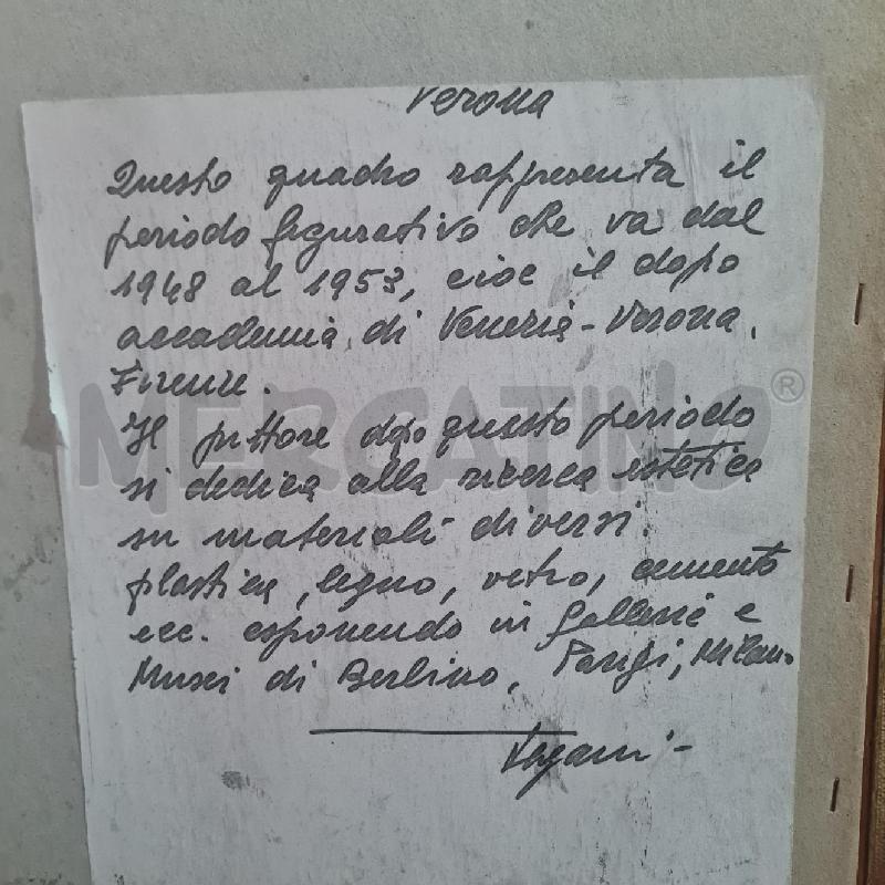 QUADRO OLIO FIRMA ANNI 50 40 X 30 | Mercatino dell'Usato Torino san paolo 4