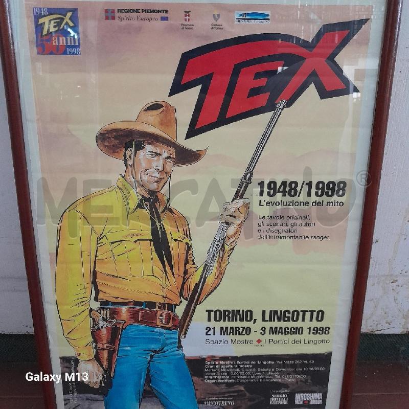 QUADRO POSTER TEX 1948 - 1998 | Mercatino dell'Usato Torino san paolo 2