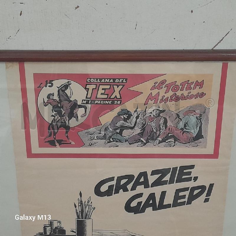 QUADRO POSTER TEX 400 GRAZIE GALEP | Mercatino dell'Usato Torino san paolo 2