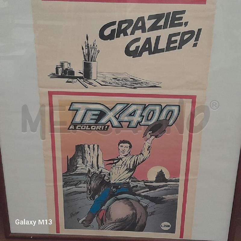 QUADRO POSTER TEX 400 GRAZIE GALEP | Mercatino dell'Usato Torino san paolo 3