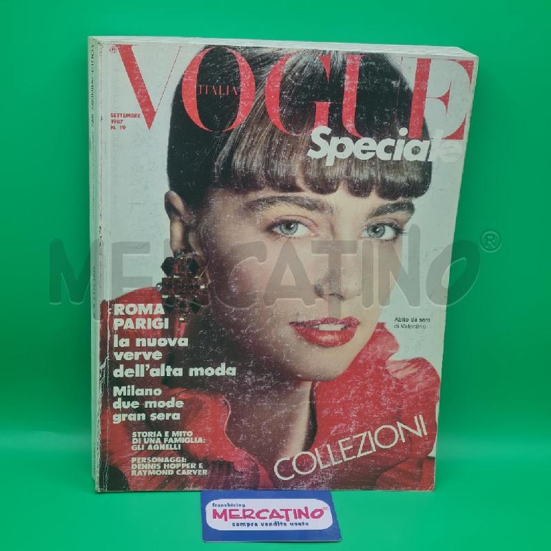 RIVISTA VOGUE SPECIALE COLLEZIONI N 19 1987 | Mercatino dell'Usato Torino san paolo 1