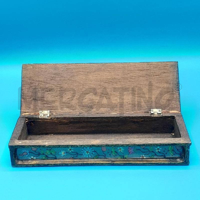 SCATOLA RETT LEGNO FARFALLE  | Mercatino dell'Usato Torino san paolo 2