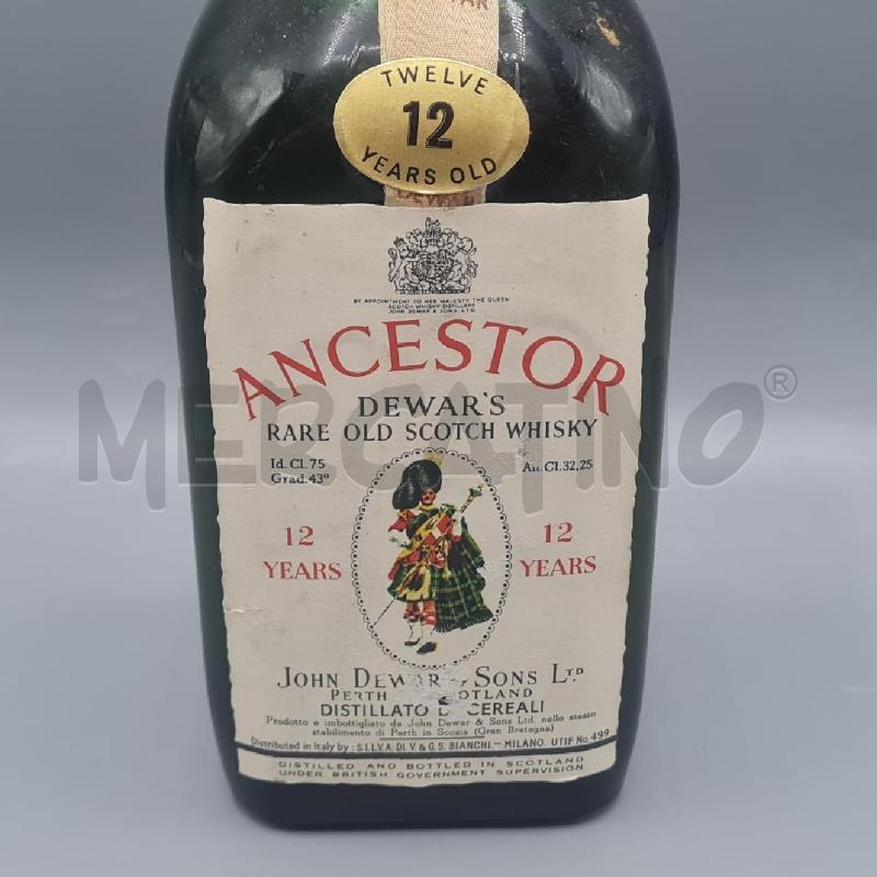 SCOTCH WHISKY ANCESTOR INVECCHIATO 12 ANNI  | Mercatino dell'Usato Torino san paolo 2