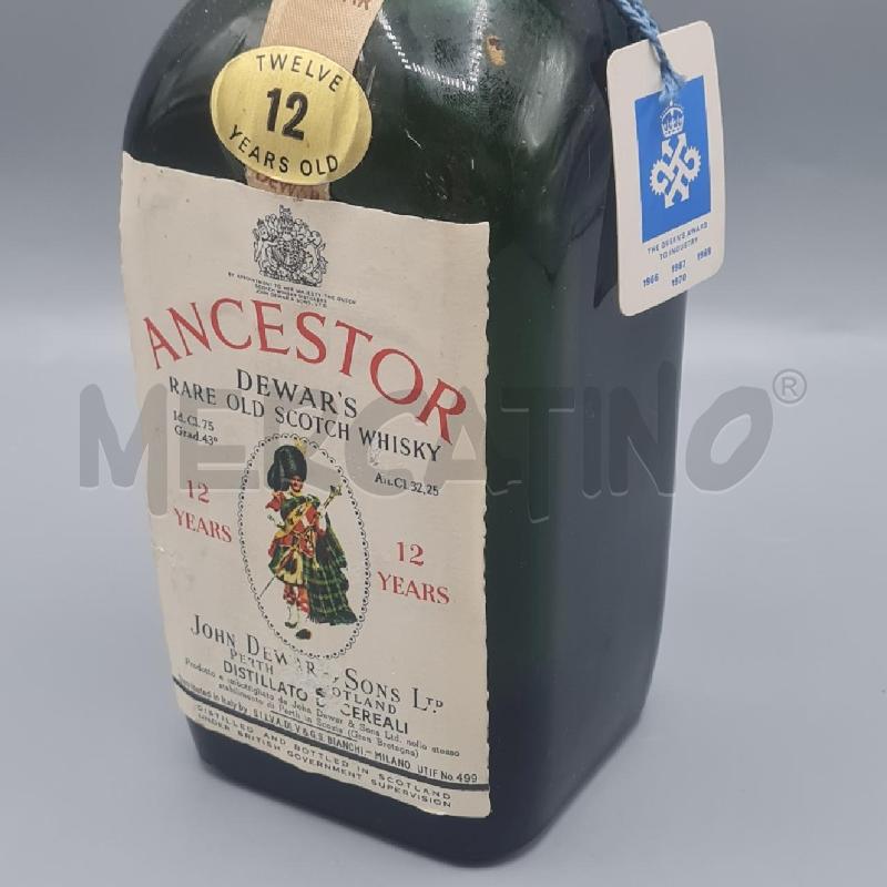 SCOTCH WHISKY ANCESTOR INVECCHIATO 12 ANNI  | Mercatino dell'Usato Torino san paolo 4