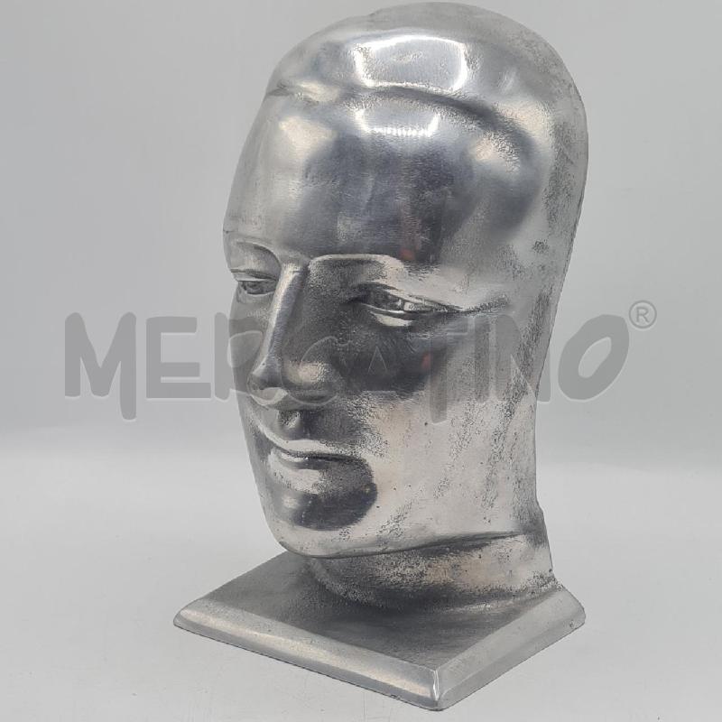 SCULTURA TESTA UOMO FUSIONE | Mercatino dell'Usato Torino san paolo 2