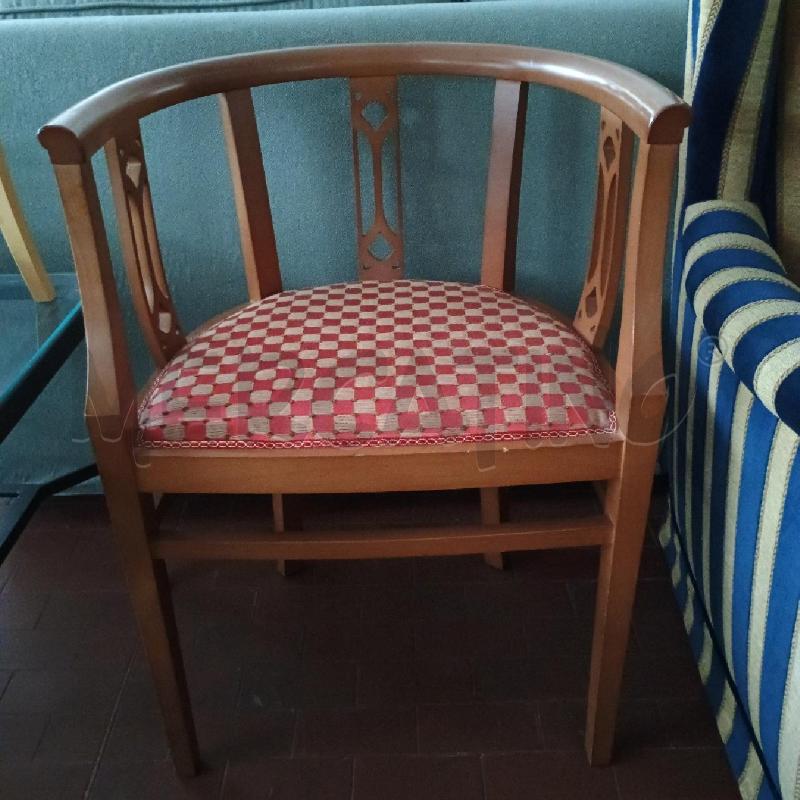 SEDIA PZZETTO TESSUTO SCACCHI  | Mercatino dell'Usato Torino san paolo 1