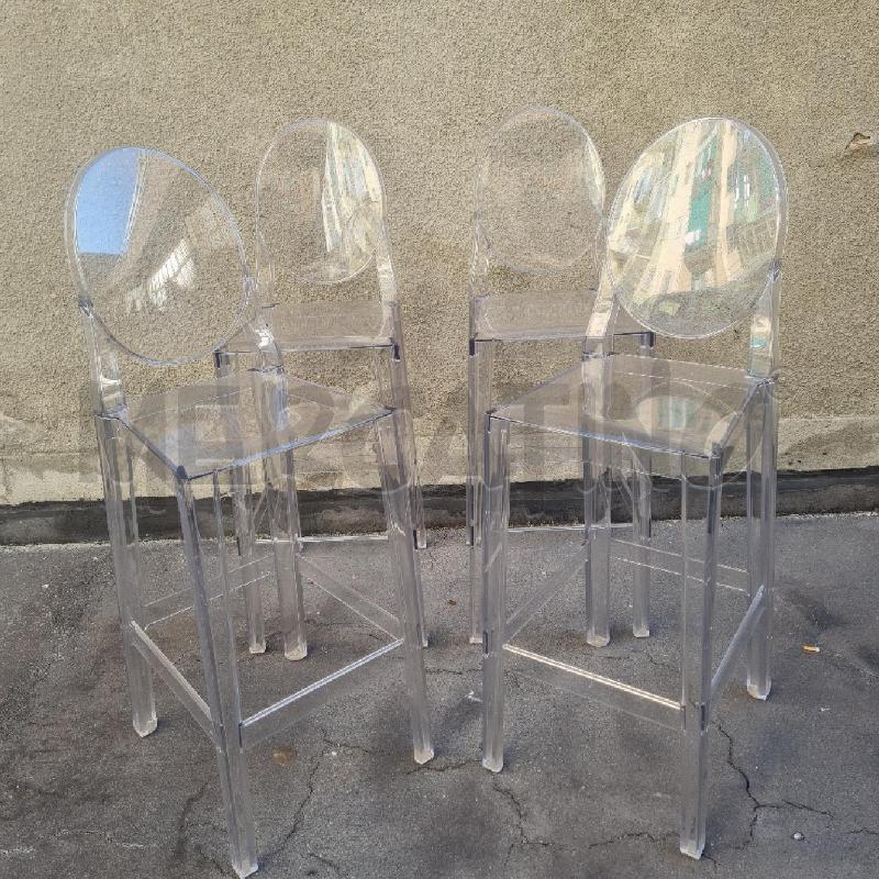 SEDIE KARTELL VITORIA GHOST CRISTALLO CM 75 | Mercatino dell'Usato Torino san paolo 1
