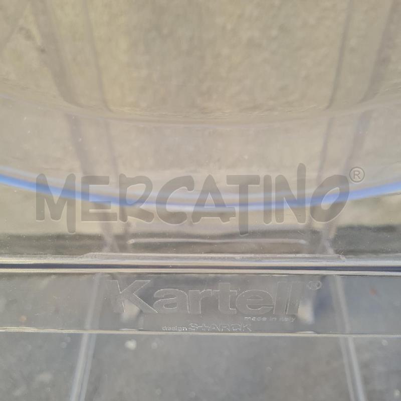 SEDIE KARTELL VITORIA GHOST CRISTALLO CM 75 | Mercatino dell'Usato Torino san paolo 2
