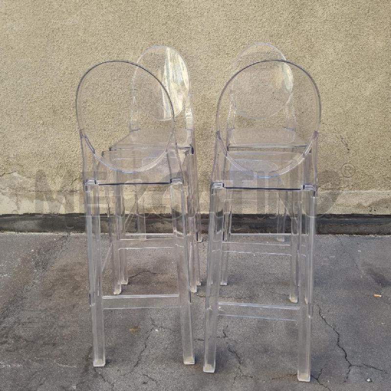 SEDIE KARTELL VITORIA GHOST CRISTALLO CM 75 | Mercatino dell'Usato Torino san paolo 5