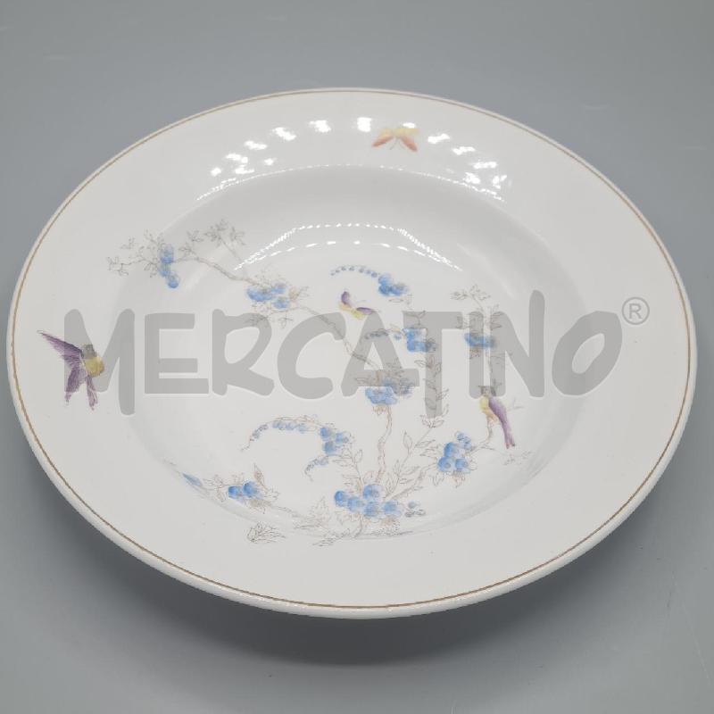 SERVIZIO PIATTI SC RICHARD FIORI UCCELLI FARFALLE | Mercatino dell'Usato Torino san paolo 2