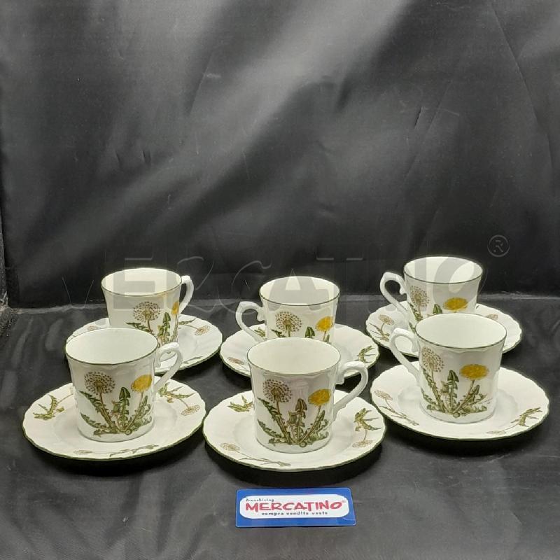 SERVIZIO TAZZINE ESCHENBACH BAVARIA FIORI  | Mercatino dell'Usato Torino san paolo 1