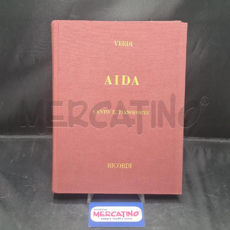 SPARTITO AIDA RICORDI  | Mercatino dell'Usato Torino san paolo 1