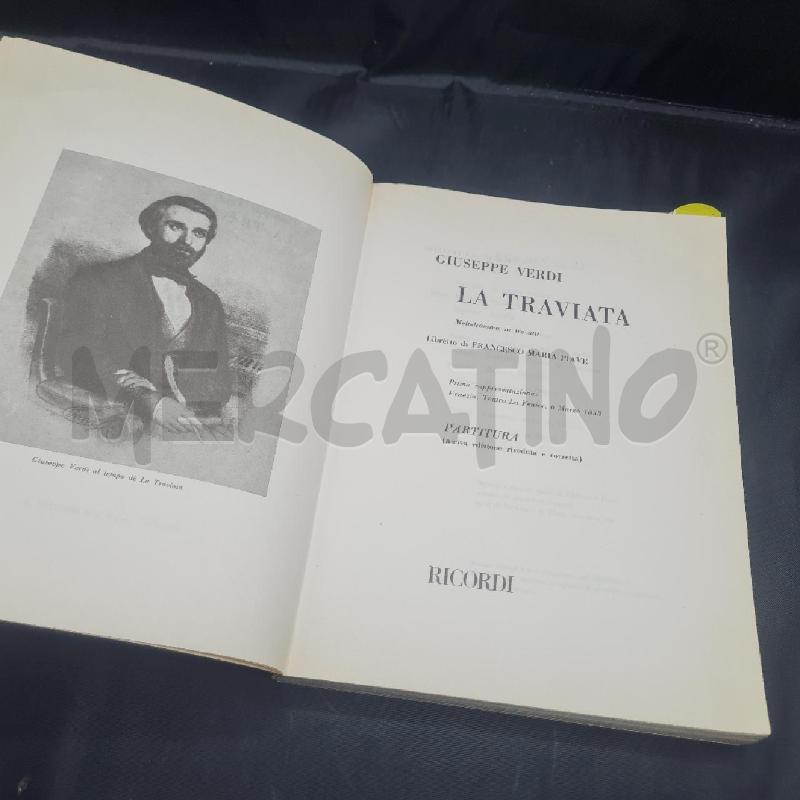 SPARTITO LA TRAVIATA (PARTITURA COMPLETA) RICORDI | Mercatino dell'Usato Torino san paolo 2