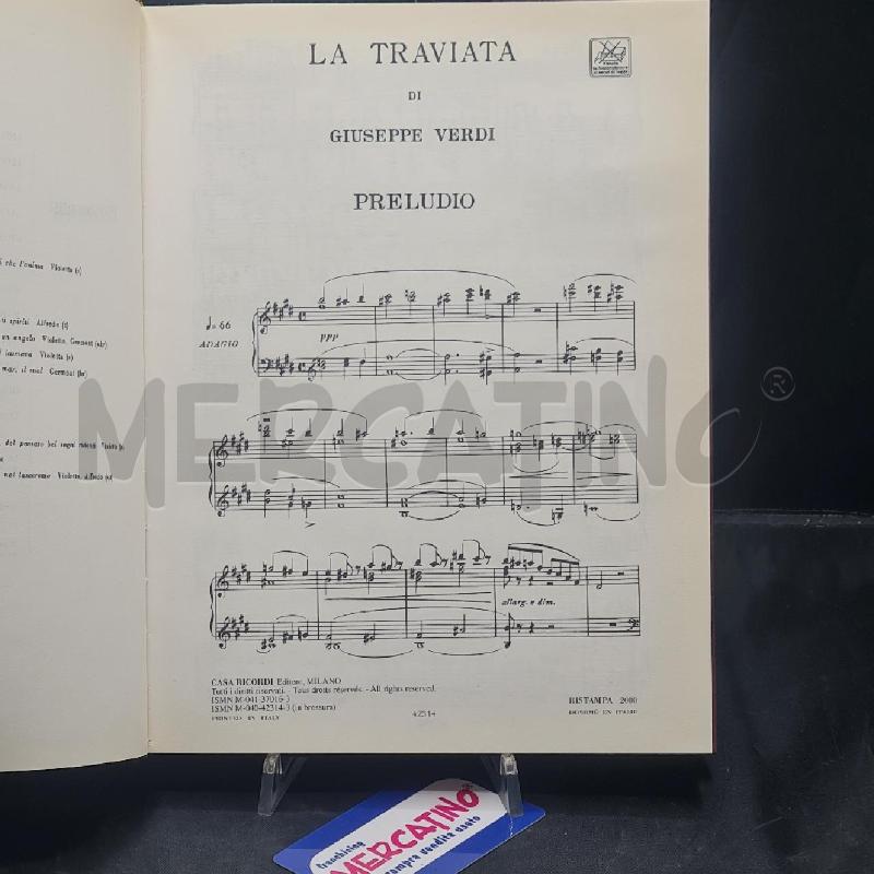 SPARTITO LA TRAVIATA (TELA) RICORDI | Mercatino dell'Usato Torino san paolo 3