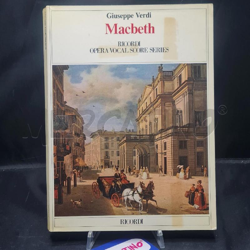 SPARTITO MCBETH RCORDI  | Mercatino dell'Usato Torino san paolo 1
