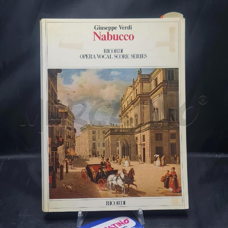 SPARTITO NABUCCO RICORDI  | Mercatino dell'Usato Torino san paolo 1