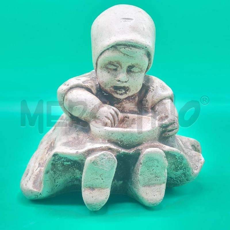STATUE FAENZA BAMBINE GESSO COPPIA  | Mercatino dell'Usato Torino san paolo 2