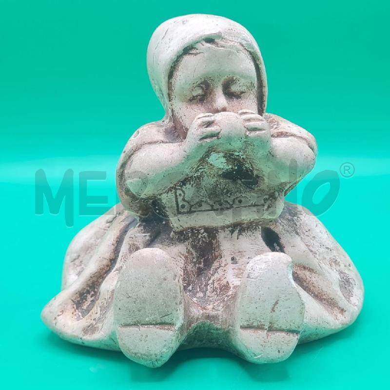 STATUE FAENZA BAMBINE GESSO COPPIA  | Mercatino dell'Usato Torino san paolo 3
