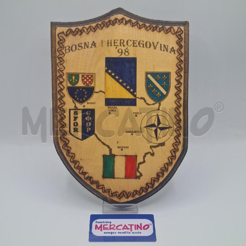 STEMMA MILITARE CREST BOSNIA 98 SFOR  | Mercatino dell'Usato Torino san paolo 1