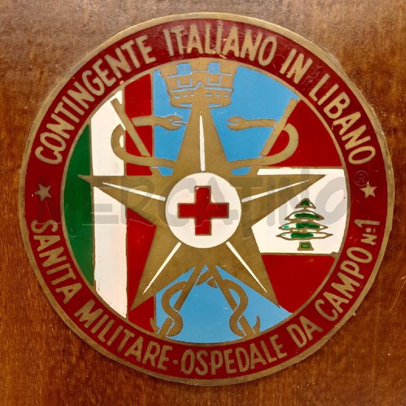 STEMMA MILITARE CREST C I L SANITA MILITARE OSPEDALE DA CAMPO | Mercatino dell'Usato Torino san paolo 2