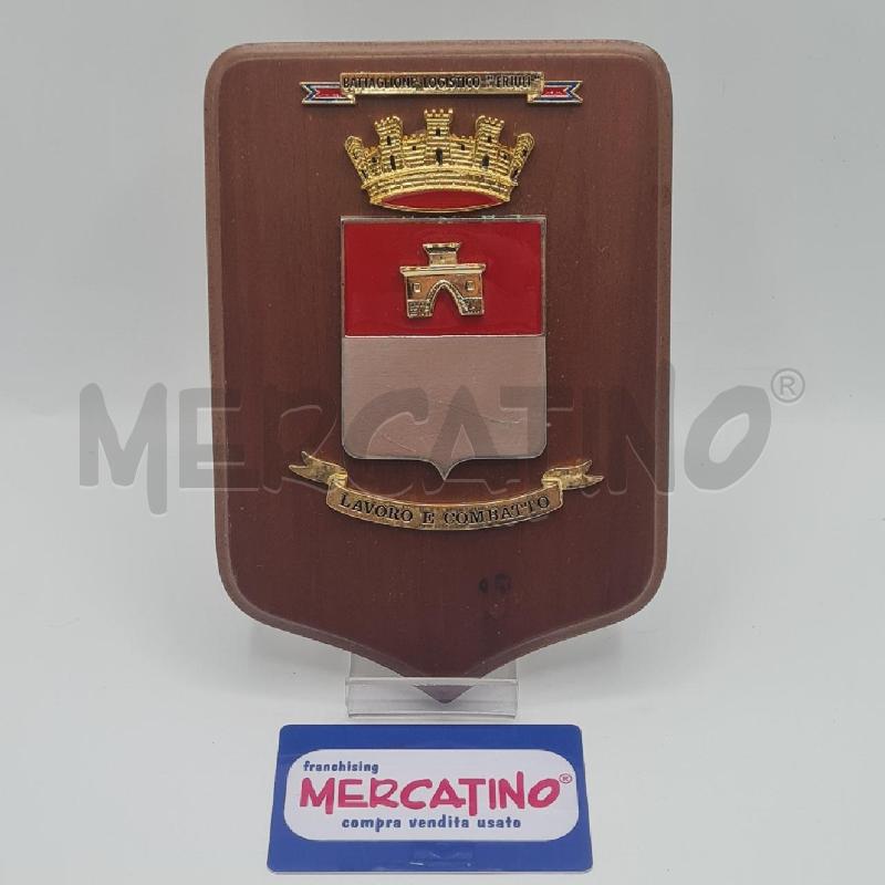 STEMMA MILITARE CREST LAVORO E COMBATTO | Mercatino dell'Usato Torino san paolo 1