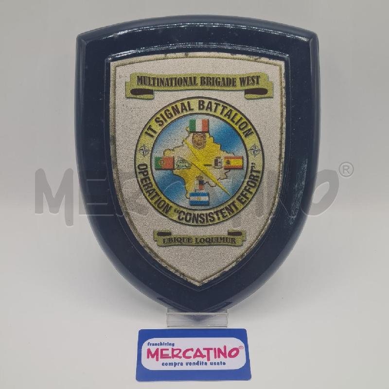 STEMMA MILITARE CREST OPERATION CONSISTENT EFFORT | Mercatino dell'Usato Torino san paolo 1