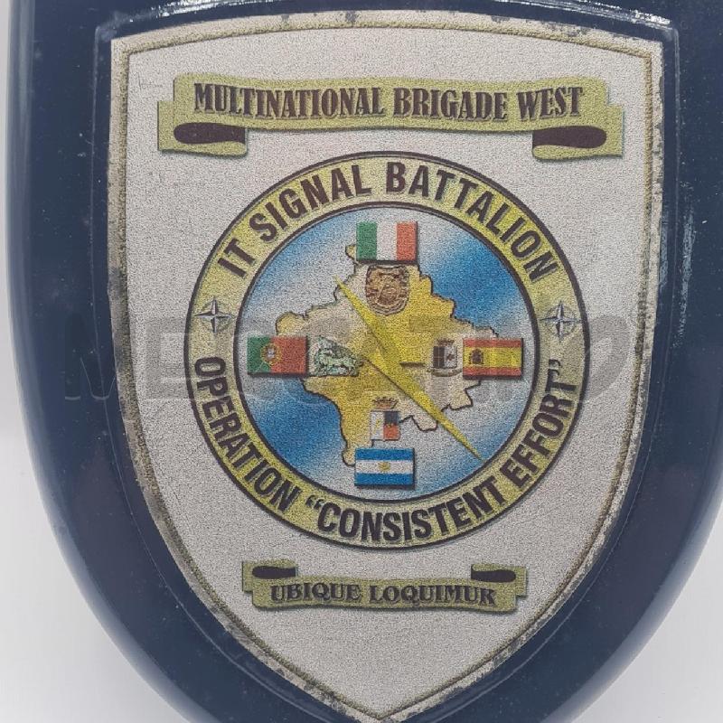 STEMMA MILITARE CREST OPERATION CONSISTENT EFFORT | Mercatino dell'Usato Torino san paolo 2