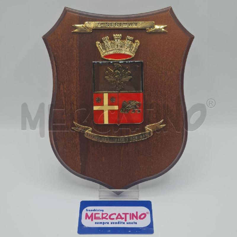 STEMMA MILITARE CREST SICURI PER TERRA E PER MARE | Mercatino dell'Usato Torino san paolo 1