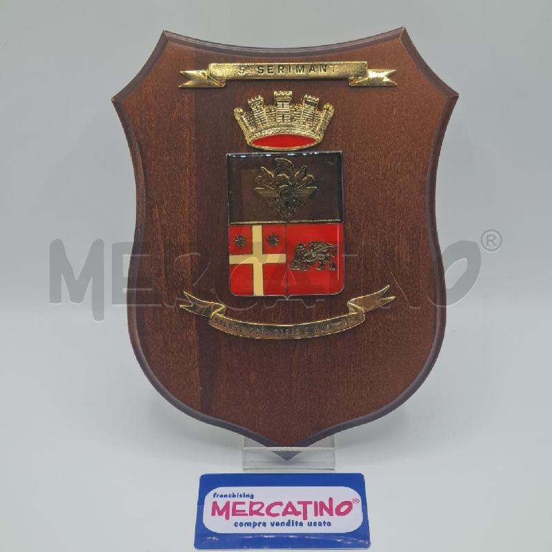 STEMMA MILITARE CREST SICURI PER TERRA E PER MARE | Mercatino dell'Usato Torino san paolo 2