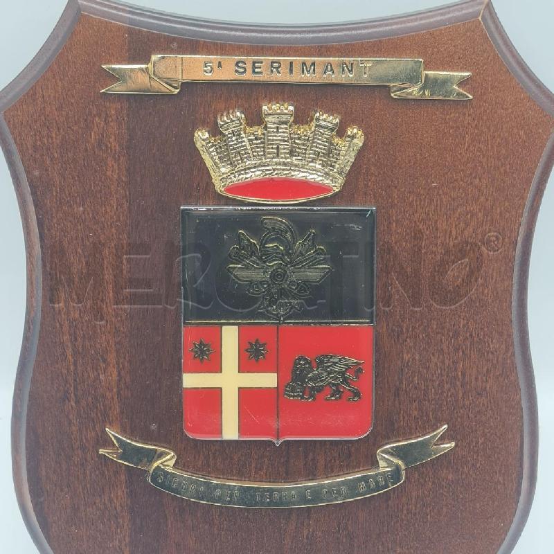 STEMMA MILITARE CREST SICURI PER TERRA E PER MARE | Mercatino dell'Usato Torino san paolo 3