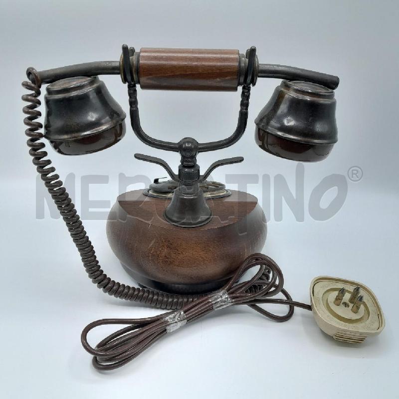 TELEFONO EPOCA LEGNO ROTELLA | Mercatino dell'Usato Torino san paolo 3