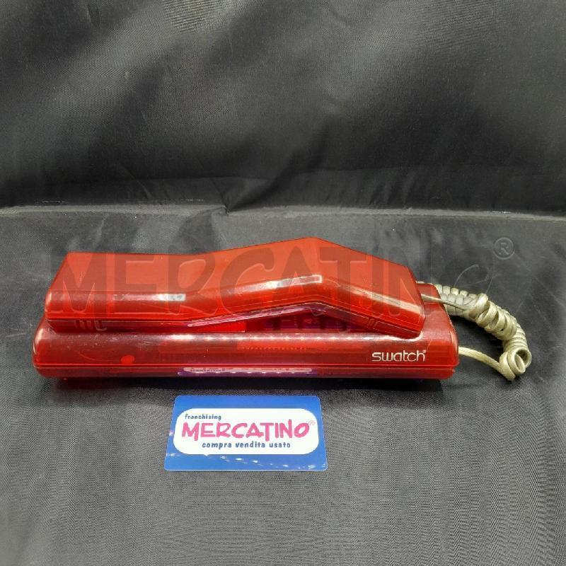 TELEFONO SWATCH TWIN PHON ROSSO TRASPARENTE | Mercatino dell'Usato Torino san paolo 1
