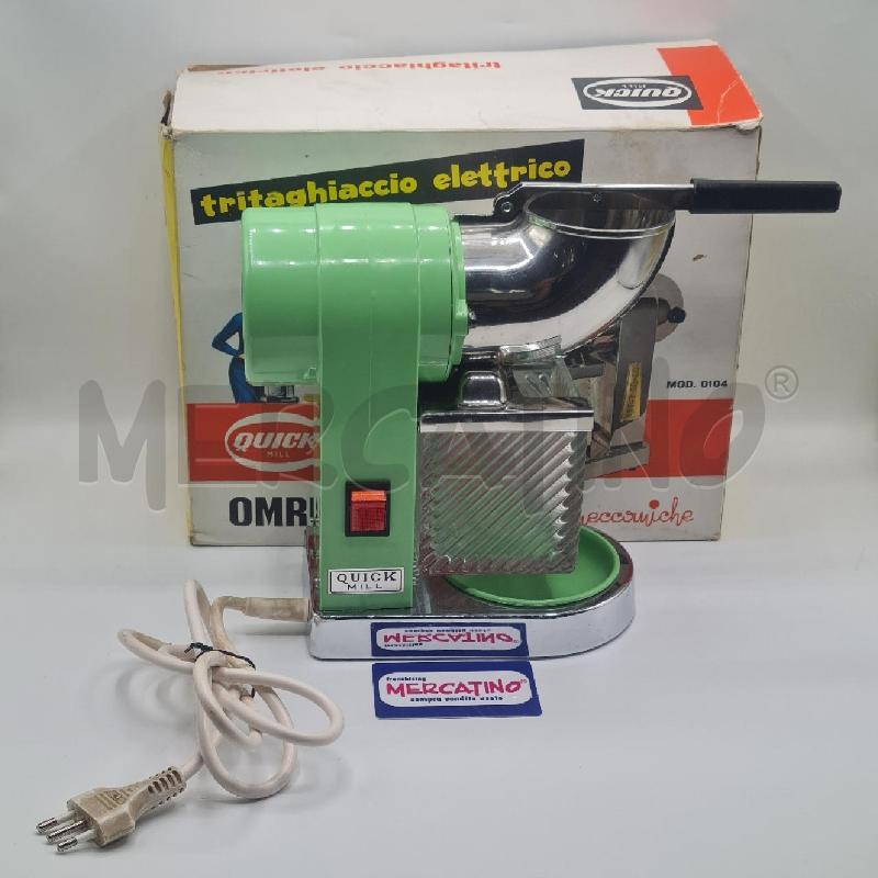 TRITA GHIACCIO ELETTRICO QUICK MILL OMRE MOD. 0104 | Mercatino dell'Usato Torino san paolo 1