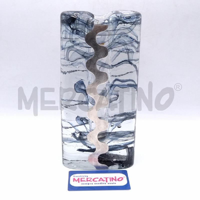 VASO VETRO SILVER CASSETTI FIRENZE  | Mercatino dell'Usato Torino san paolo 1