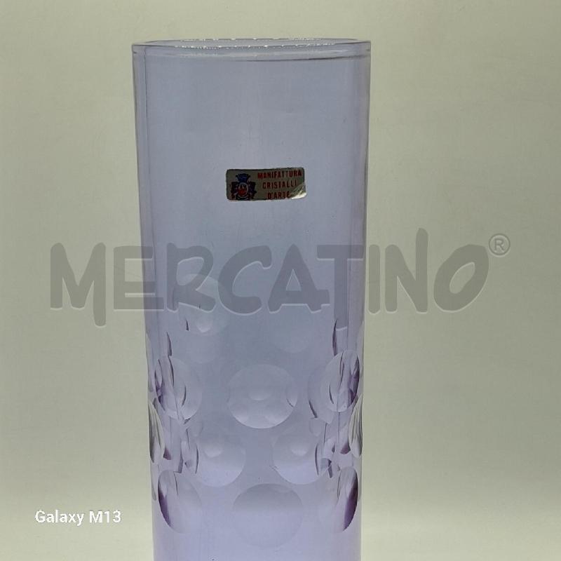 VASO VETRO VL ANNI 70 CIL. CM 32 | Mercatino dell'Usato Torino san paolo 3