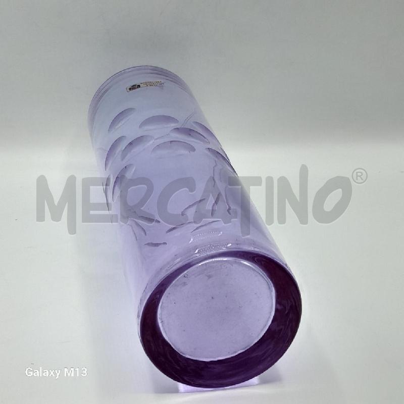 VASO VETRO VL ANNI 70 CIL. CM 32 | Mercatino dell'Usato Torino san paolo 4