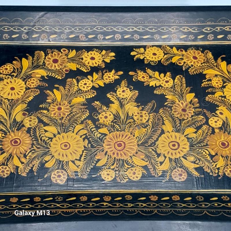 VASSOIO LEGNO LACCATO RUSSO CM 46 X 31 | Mercatino dell'Usato Torino san paolo 3