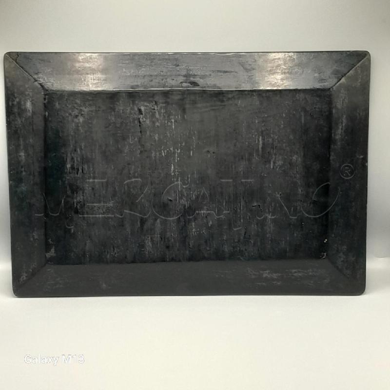 VASSOIO LEGNO LACCATO RUSSO CM 46 X 31 | Mercatino dell'Usato Torino san paolo 4